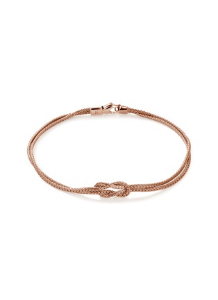 首图 - 点击放大 - JOHN HARDY - Love Knot 14K Rose Gold Double Row Chain Bracelet — Size US