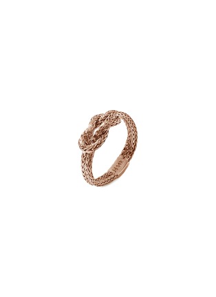 细节 - 点击放大 - JOHN HARDY - Love Knot 14K Rose Gold Chain Ring — Size 8
