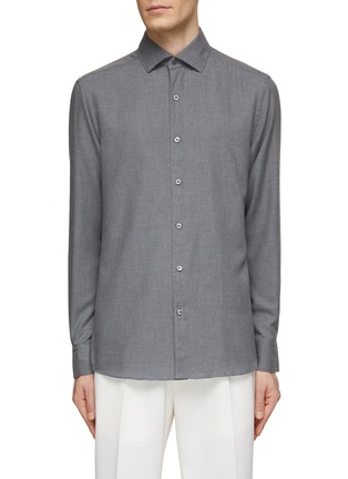 首图 - 点击放大 - ZEGNA - Spread Collar Shirt