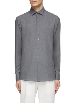 首图 - 点击放大 - ZEGNA - Spread Collar Shirt