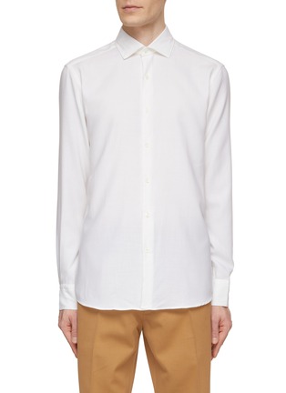 首图 - 点击放大 - ZEGNA - Cashmere Cotton Shirt