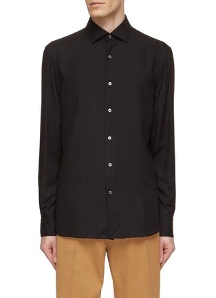首图 - 点击放大 - ZEGNA - Cashmere Cotton Shirt