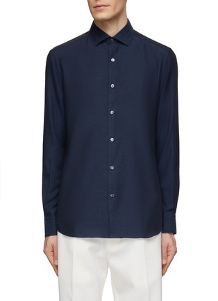 首图 - 点击放大 - ZEGNA - Spread Collar Shirt