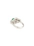 模特儿示范图 - 点击放大 - EMMAR - 18K White Gold Diamond Jade Ring — HK 14.5