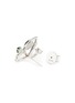 细节 - 点击放大 - EMMAR - 18K White Gold Diamond Jade Earrings