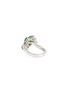 模特儿示范图 - 点击放大 - EMMAR - 18K White Gold Diamond Jade Ring — HK 14.5