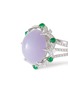 细节 - 点击放大 - EMMAR - Jade Diamond 18K White Gold Ring — HK 14.5