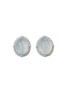 首图 - 点击放大 - EMMAR - 18K White Gold Diamond Jade Earrings