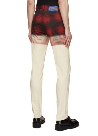 背面 - 点击放大 - MAISON MARGIELA - 格纹图案修身牛仔裤