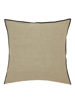 首图 –点击放大 - MAISON DE VACANCES - Stone Washed Linen Cushion Case — Ciment