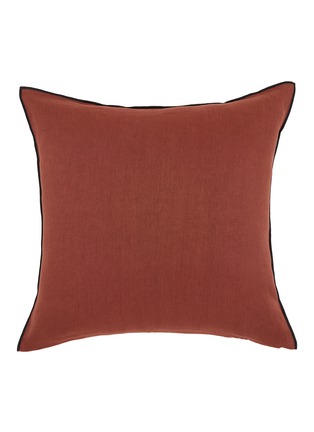 首图 –点击放大 - MAISON DE VACANCES - Stone Washed Linen Cushion Case — Argile