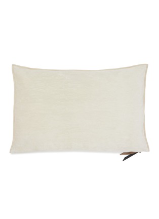 首图 –点击放大 - MAISON DE VACANCES - Vintage Velvet Cushion Case — Crème