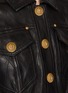  - BALMAIN - Crop Quilted Leather Jacket