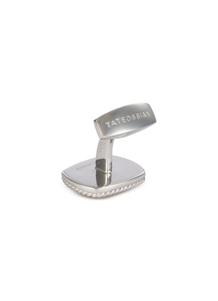 细节 - 点击放大 - TATEOSSIAN - Limited Edition Jasper Rhodium Plated Sterling Silver Cufflinks