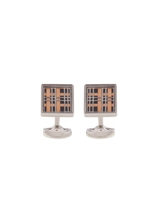 首图 - 点击放大 - TATEOSSIAN - Enamel Palladium Plated Square Cufflinks