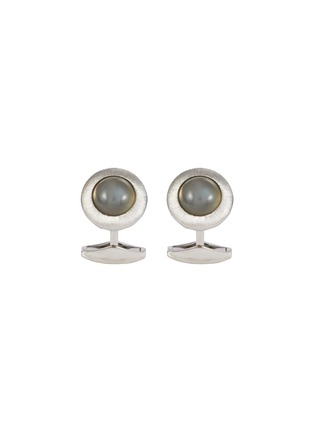 首图 - 点击放大 - TATEOSSIAN - Limited Edition Moonstone Rhodium Plated Sterling Silver Cufflinks