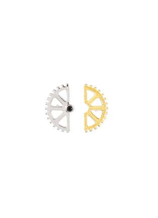 首图 - 点击放大 - TATEOSSIAN - Spinel Gold Rhodium Plated Half Gear Puzzle Pin Sets