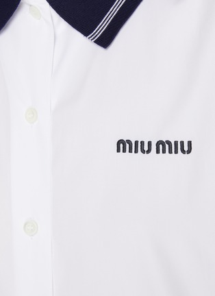  - MIU MIU - 条纹领衬衫