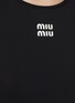  - MIU MIU - LOGO 圆领连衣裙