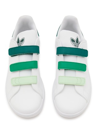 模特儿示范图 - 点击放大 - ADIDAS - Stan Smith CF C Leather Kids Sneakers