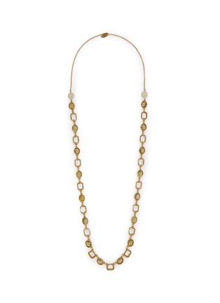 首图 - 点击放大 - LANE CRAWFORD VINTAGE ACCESSORIES - Chanel Crystal Gold Toned Metal Necklace