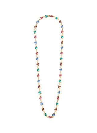 首图 - 点击放大 - LANE CRAWFORD VINTAGE ACCESSORIES - Chanel Gripiox Gold Toned Metal Chain Necklace