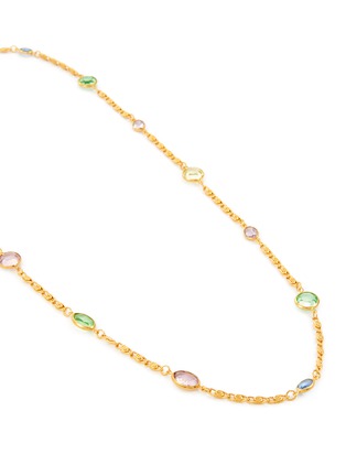 细节 - 点击放大 - LANE CRAWFORD VINTAGE ACCESSORIES - Chanel Baby Oval Gold Toned Necklace