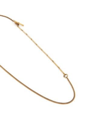细节 - 点击放大 - LANE CRAWFORD VINTAGE ACCESSORIES - Victorian Watch Chain Gold Toned Necklace