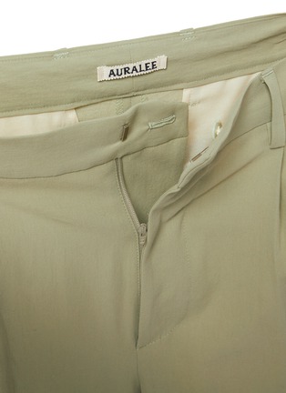 细节 - 点击放大 - AURALEE - 褶裥直筒长裤
