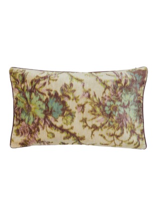 首图 –点击放大 - FRETTE - BOTANIC 丝绒靠垫套 — 粉色/紫色