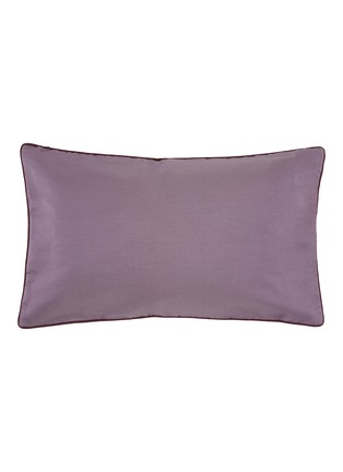  - FRETTE - BOTANIC 丝绒靠垫套 — 粉色/紫色