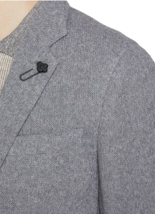  - LARDINI - Single Breasted Wool Cashmere Blazer