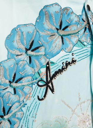  - AMIRI - Resort Club Sequin Embellishment Silk Bomber Jacket