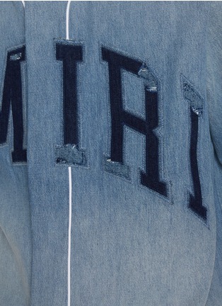  - AMIRI - LOGO 贴饰牛仔衬衫