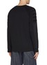 背面 - 点击放大 - HELMUT LANG - Padded Shoulders Cotton Crewneck Top