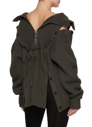 细节 - 点击放大 - SETCHU - Side Button Cashmere Sweater