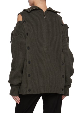 背面 - 点击放大 - SETCHU - Side Button Cashmere Sweater