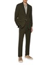 模特儿示范图 - 点击放大 - RING JACKET - Single Breasted Notch Lapel Wool Suit