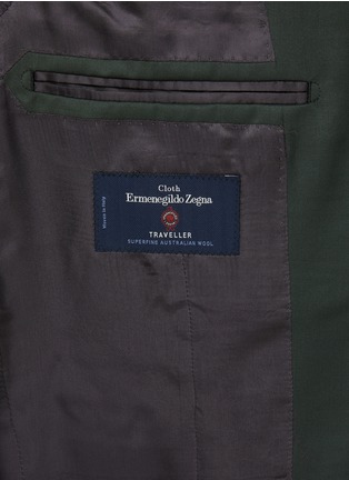  - RING JACKET - Single Breasted Notch Lapel Wool Suit