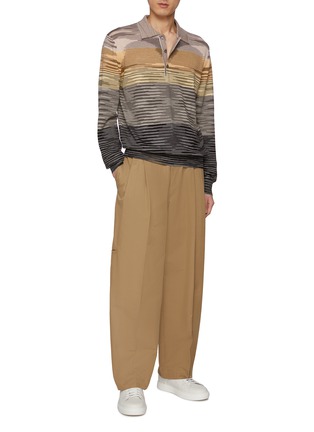 模特儿示范图 - 点击放大 - MISSONI - Diamond  Spirited Wool Polo