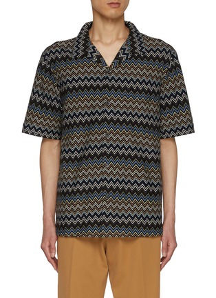 首图 - 点击放大 - MISSONI - Raschel Zig Zag Cotton Shirt