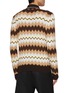背面 - 点击放大 - MISSONI - Zigzag Zip Up Cotton Wool Polo