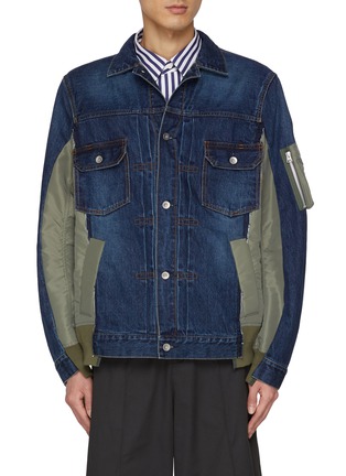 SACAI | 拼接牛仔夹克
