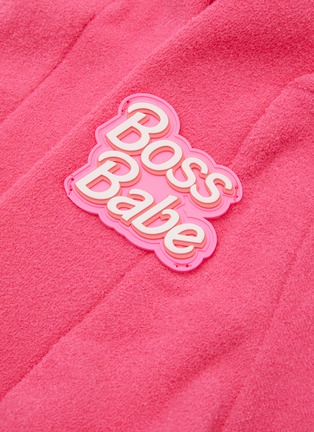 细节 - 点击放大 - MOSHIQA - 中号 BOSS BABE 狗狗浴袍