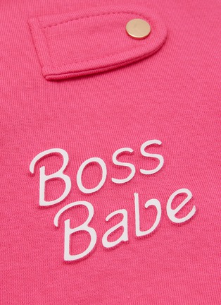 细节 –点击放大 - MOSHIQA - 小号 BOSS BABE 狗狗运动衫