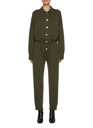 首图 - 点击放大 - BARRIE - Button Up Cashmere Jumpsuit