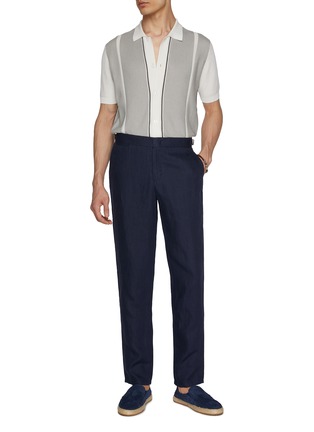 模特儿示范图 - 点击放大 - ORLEBAR BROWN - Griffon Linen Pants