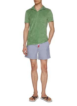 模特儿示范图 - 点击放大 - ORLEBAR BROWN - Terry Towelling Organic Cotton Polo Shirt