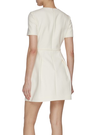 背面 - 点击放大 - VALENTINO GARAVANI - Crepe Couture Wool Silk Dress