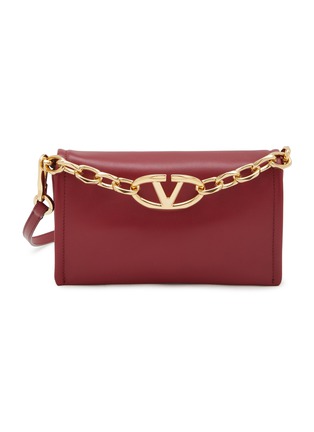 首图 - 点击放大 - VALENTINO GARAVANI - Mini VLogo Chain Leather Clutch